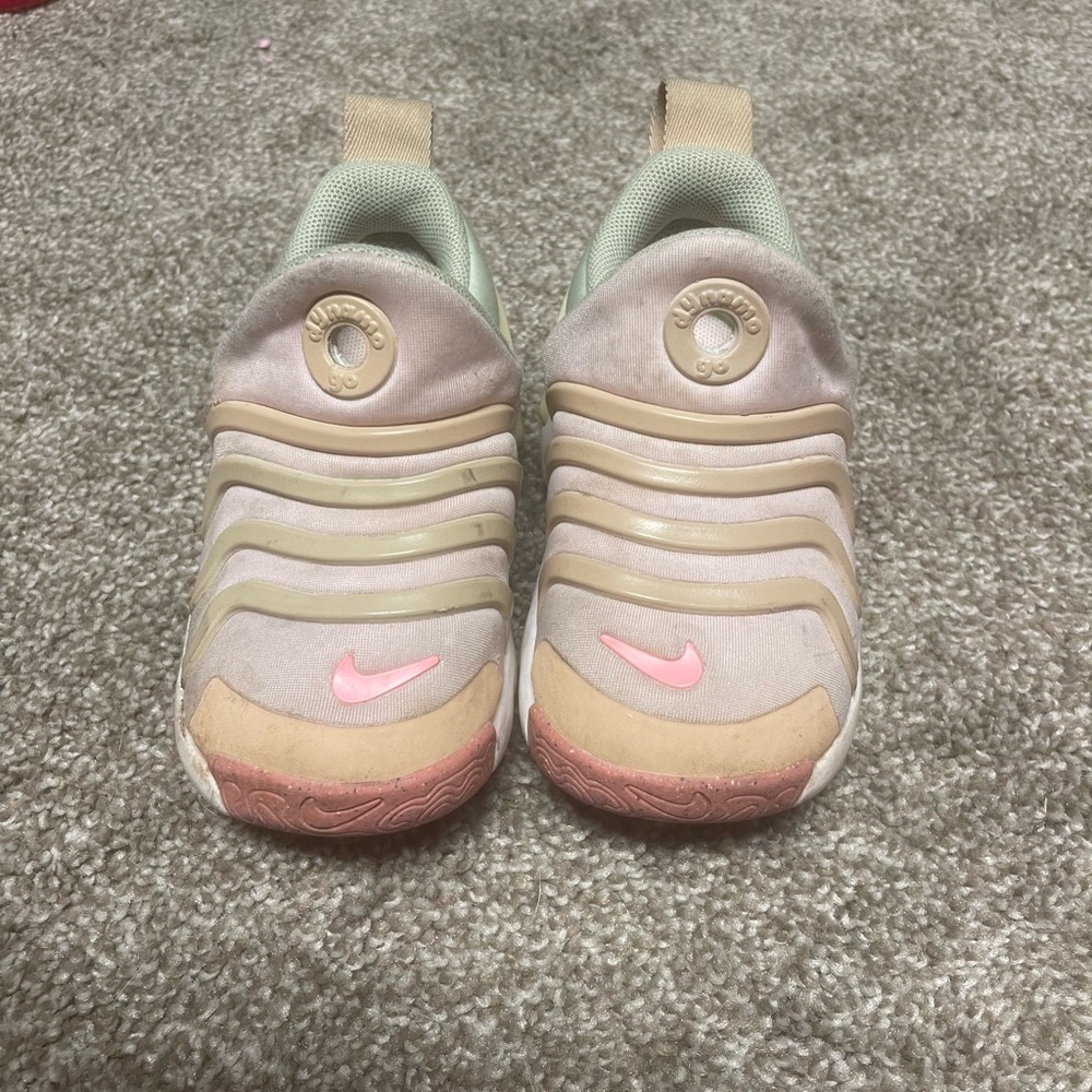 Nike Kids Shoes - Pink and Tan